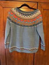 red fairisle jumper for sale  TENBURY WELLS