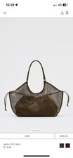 Zara Mesh Tote Current Season na sprzedaż  Wysyłka do Poland