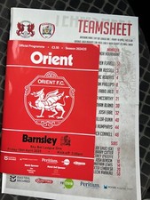 Leyton orient barnsley for sale  ILFORD