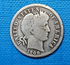 One dime 1908 usato  Pescara