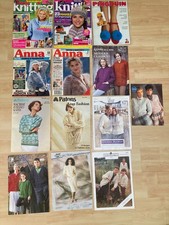 Bundle vintage knitting for sale  PEWSEY