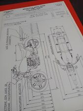 Usado, MOTO GUZZI V50 C TIPO PM 1982 Scheda Omologazione Originale ASI FMI DIAGRAM comprar usado  Enviando para Brazil