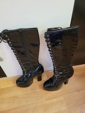 Lack stiefel plateau gebraucht kaufen  Gauting