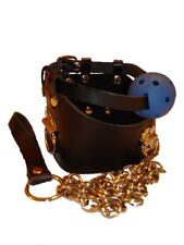 Blue faux leather for sale  UK