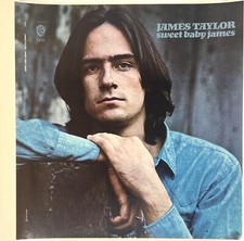 JAMES TAYLOR 1970 Sweet Baby James ALBUM COVER PROOF 1ª versão sem títulos de músicas comprar usado  Enviando para Brazil