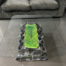 Mesa de centro bloque motor V8 Lamborghini. segunda mano  Embacar hacia Mexico