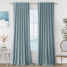 Blue linen blackout for sale  USA