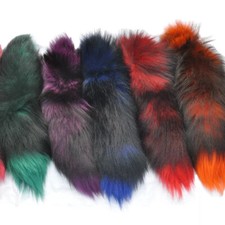 Chaveiro cauda de raposa real 16"-18" bolsa charme bolsa pingente fantasia cosplay brinquedos, usado comprar usado  Enviando para Brazil