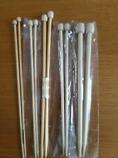 Knitting needles bamboo for sale  CHATHAM