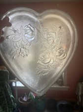 Crystal heart shaped for sale  Brooklyn