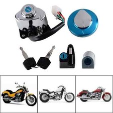 Interruptor de ignição tampa de gás combustível chave de bloqueio de assento motocicleta serve para Honda VT250 95-97 comprar usado  Enviando para Brazil