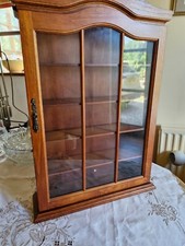 Wood curio display for sale  ASHBOURNE