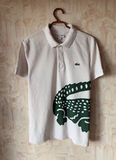 Camisa polo manga curta estampa crocodilo tamanho grande Lacoste tamanho M comprar usado  Enviando para Brazil