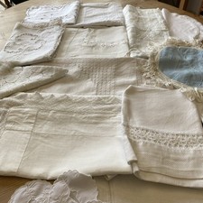 Bundle vintage linen for sale  SHIPLEY