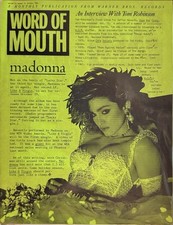Revista boca a boca MADONNA quase em perfeito estado EUA 1984 muito rara somente em casa Mag comprar usado  Enviando para Brazil