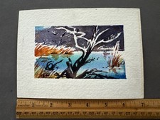 Artist signed winter for sale  Riverside