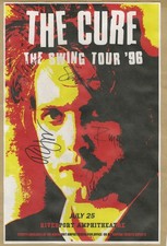 Cure autographed poster for sale  Chicago