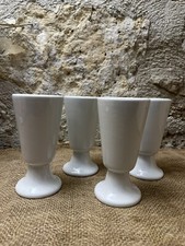 Mazagrans porcelaine blanche d'occasion  Laon