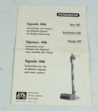 Märklin 446 anleitung gebraucht kaufen  Leipheim