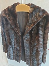 Echtpelz nerzjacke braun gebraucht kaufen  Tholey