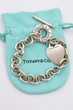 Pulseira de prata esterlina com etiqueta de coração Tiffany & Co comprar usado Pulseira de prata esterlina com etiqueta de coração Tiffany & Co comprar usado  Enviando para Brazil