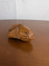 Netsuke koi buchbaumholz gebraucht kaufen  Brackel