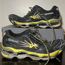 Tênis esportivo de corrida Mizuno Wave Prophecy 2 preto amarelo masculino tamanho 12.5 comprar usado  Enviando para Brazil