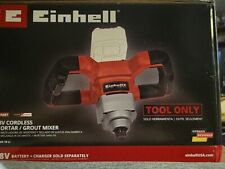 Misturador de tinta e argamassa sem fio Einhell 18v TE-MX 18Li ferramenta APENAS NOVO -0923SH comprar usado  Enviando para Brazil