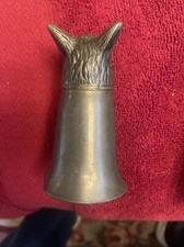 Pewter wolf head for sale  Belleville