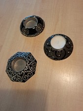 Teelichthalter eisen schwarz gebraucht kaufen  Bochum