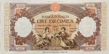 10000 lire 1953 usato  Pieve di Cadore