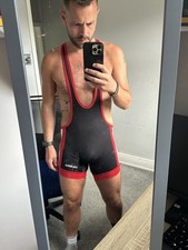 Men singlet lycra for sale  PONTEFRACT