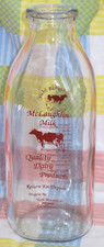 Vintage glass milk for sale  KIRKCALDY