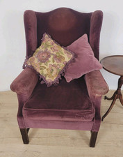 Victorian wingback armchair for sale  SKIPTON