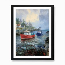 Fishing boats art for sale  UK
