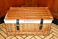 Wine society wicker for sale  COVENTRY