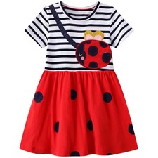 Vestito bambina cotone usato  Italia