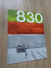 BROCHURE TRACTEUR  MOISSONNEUSE MASSEY FERGUSON 830 TRACTOR  comprar usado  Enviando para Brazil