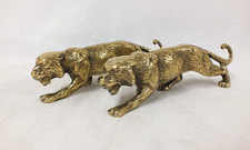 Vintage brass jaguar for sale  IPSWICH