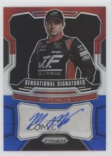 2022 Panini Prizm Red White & Blue Hyper /25 Matt Mills #S-MM Rookie Auto RC comprar usado  Enviando para Brazil