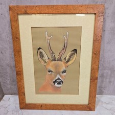Vintage painting stag for sale  ROYSTON