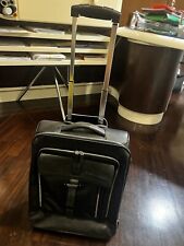 Trolley pelle nera usato  Frattamaggiore