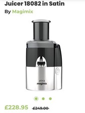 Magimix juicer squeezer for sale  LONDON