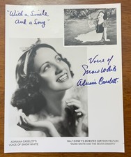 Adriana caselotti voice for sale  Liverpool