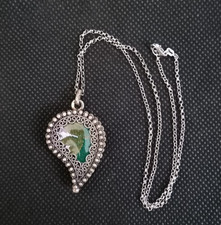 Amuleto pendente argento usato Amuleto pendente argento usato  Seui