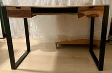 Black metal wooden for sale  LONDON