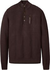 Pullover knopfleiste dunkelbra gebraucht kaufen  Deutschland