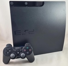 Używany, Konsola Sony PlayStation 3 - Slim 160GB - czarna PS3 na sprzedaż  Wysyłka do Poland