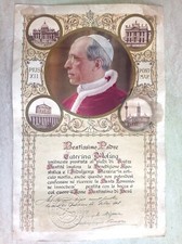 Benedizione apostolica papa usato  Borgosesia