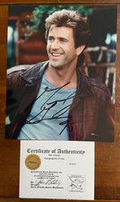 Fotografia brilhante colorida 8x10 assinada por Mel Gibson com certificado de autenticidade comprar usado  Enviando para Brazil